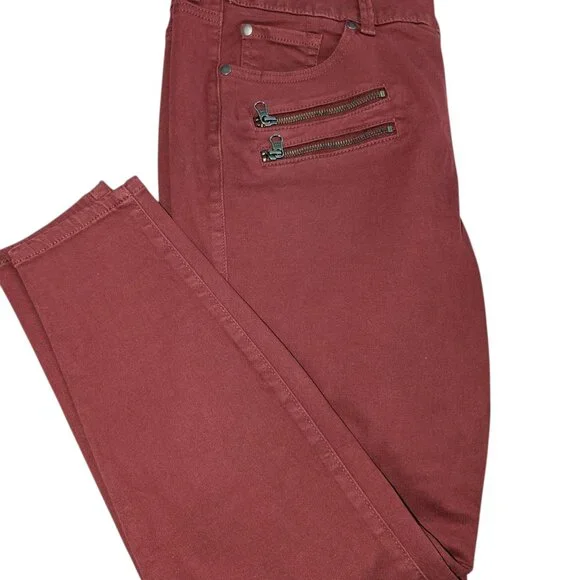 Skinny Jeggings with Zipper Accents Never Worn - Picture 2 of 6